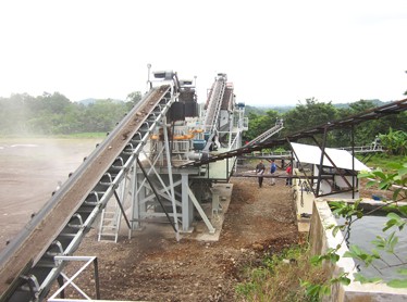 馬來西亞日產5000噸玄武巖石子加工生產線